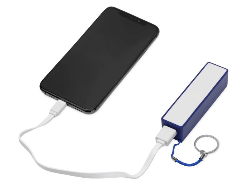 Портативное зарядное устройство Сатурн, 2200 mAh, синий фото 2