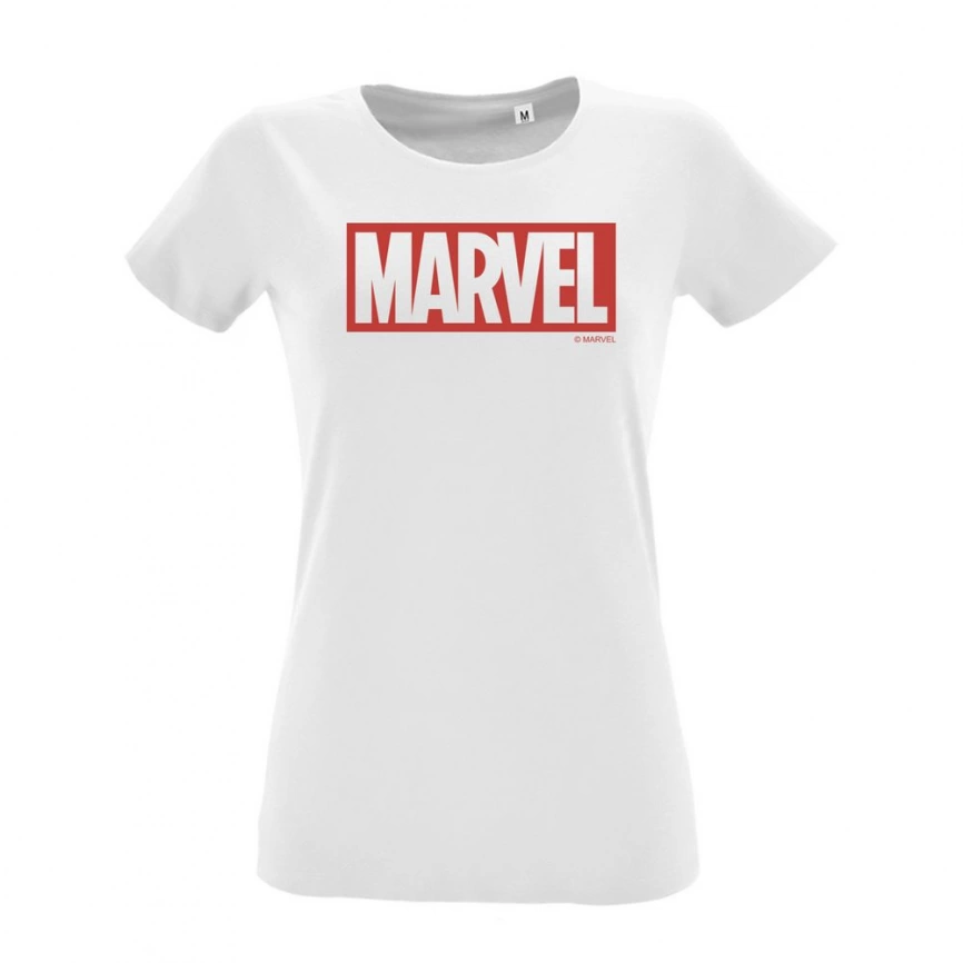 Футболка женская Marvel, белая, размер S фото 1