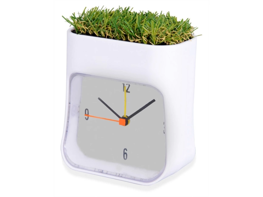 Часы настольные Grass, белый/зеленый фото 1