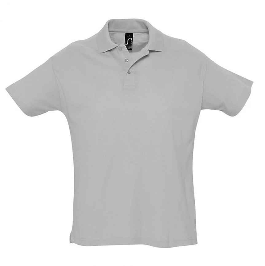 Рубашка поло мужская Summer 170 серый меланж, размер S фото 1