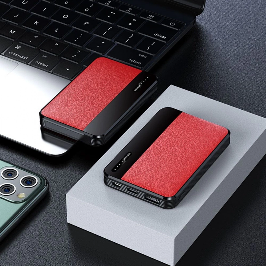 Внешний аккумулятор Pelle 5000 mAh - Красный PP фото 3