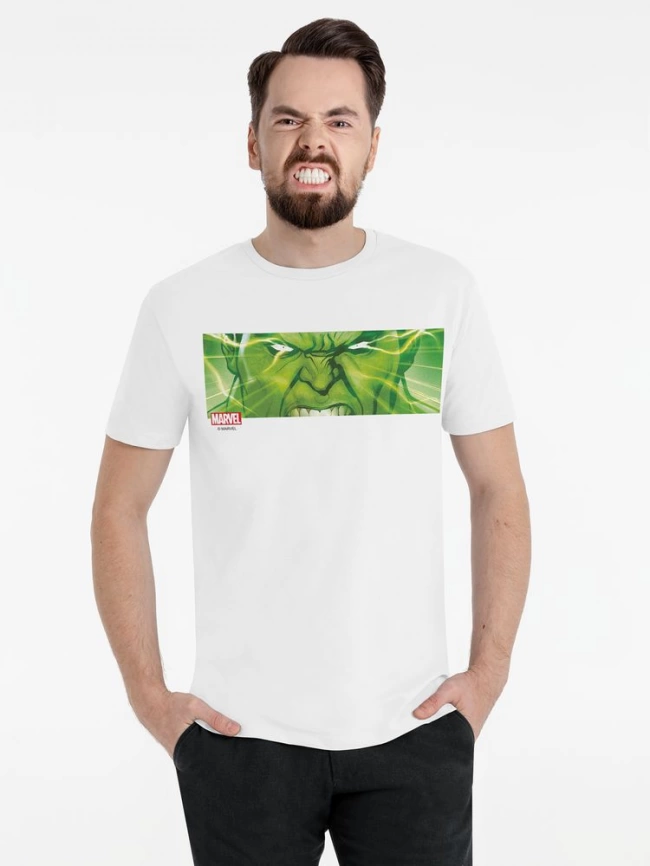 Футболка Hulk Energy, белая, размер S фото 3