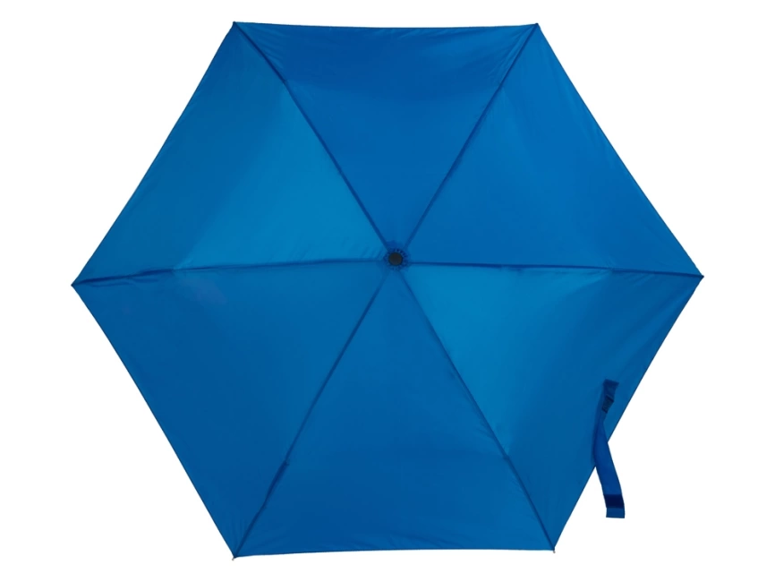 Складной компактный механический зонт Super Light, синий фото 4
