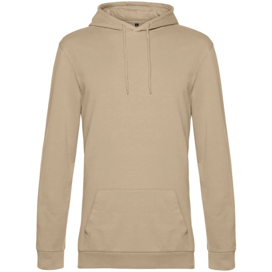 Толстовка с капюшоном унисекс Hoodie, бежевая, размер 3XL фото 1