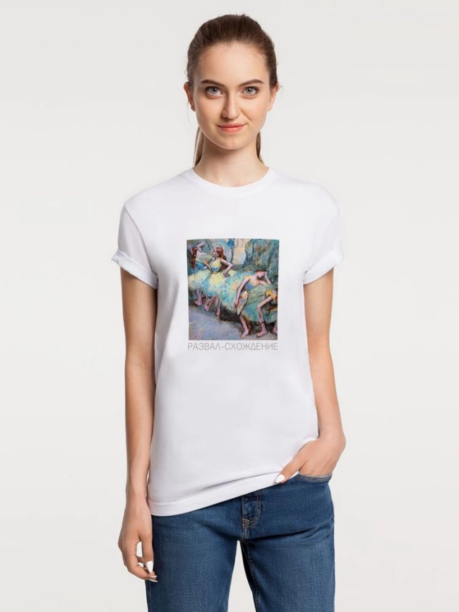 Футболка женская «Развал-схождение», белая, размер L фото 3