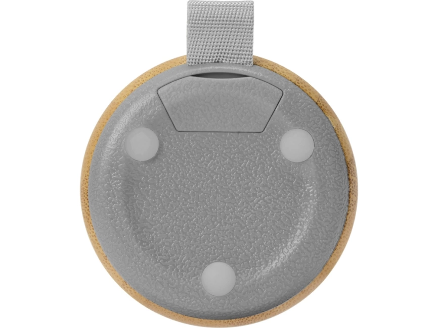 Портативная колонка из бамбука Bongo, натуральный фото 8