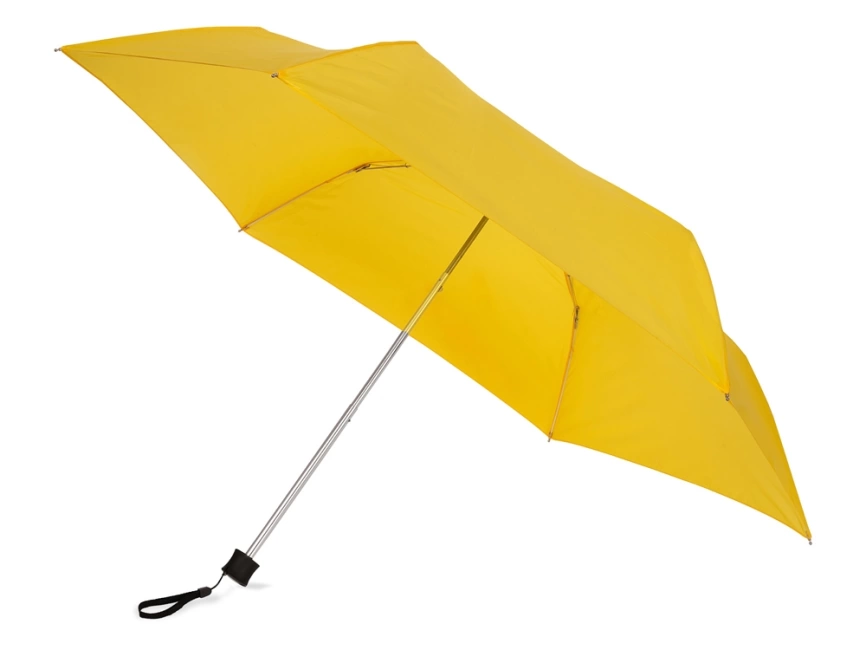 Складной компактный механический зонт Super Light, желтый фото 1