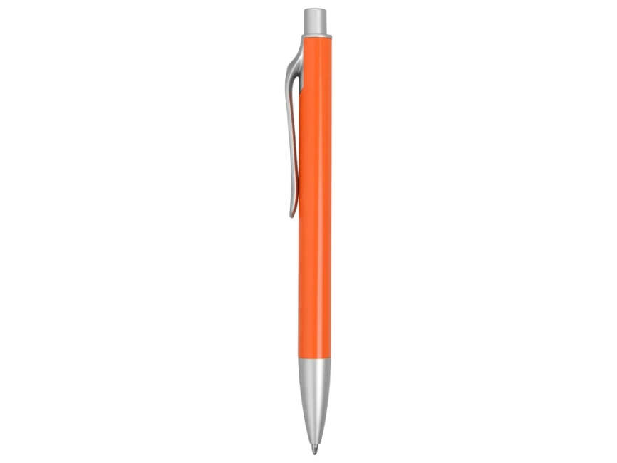 Ручка металлическая шариковая Large, оранжевый/серебристый фото 3