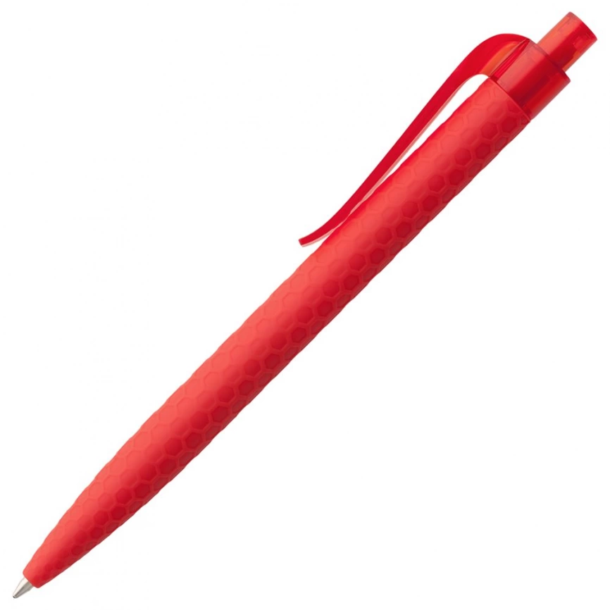 Ручка шариковая Prodir QS04 PRT Honey Soft Touch, красная фото 3