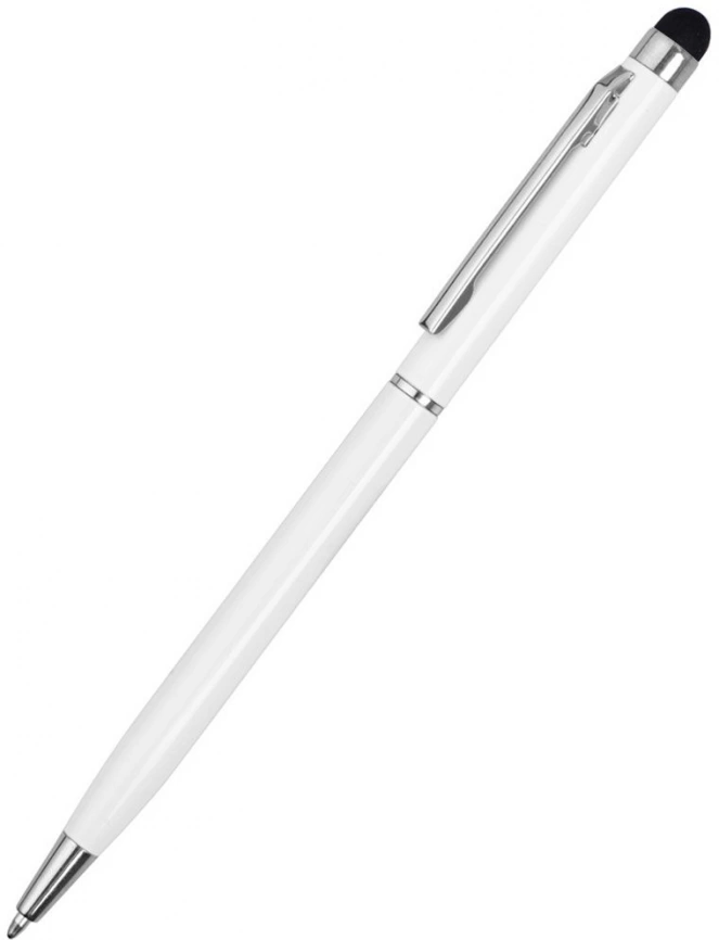 Ручка металлическая Dallas Touch, белая фото 1