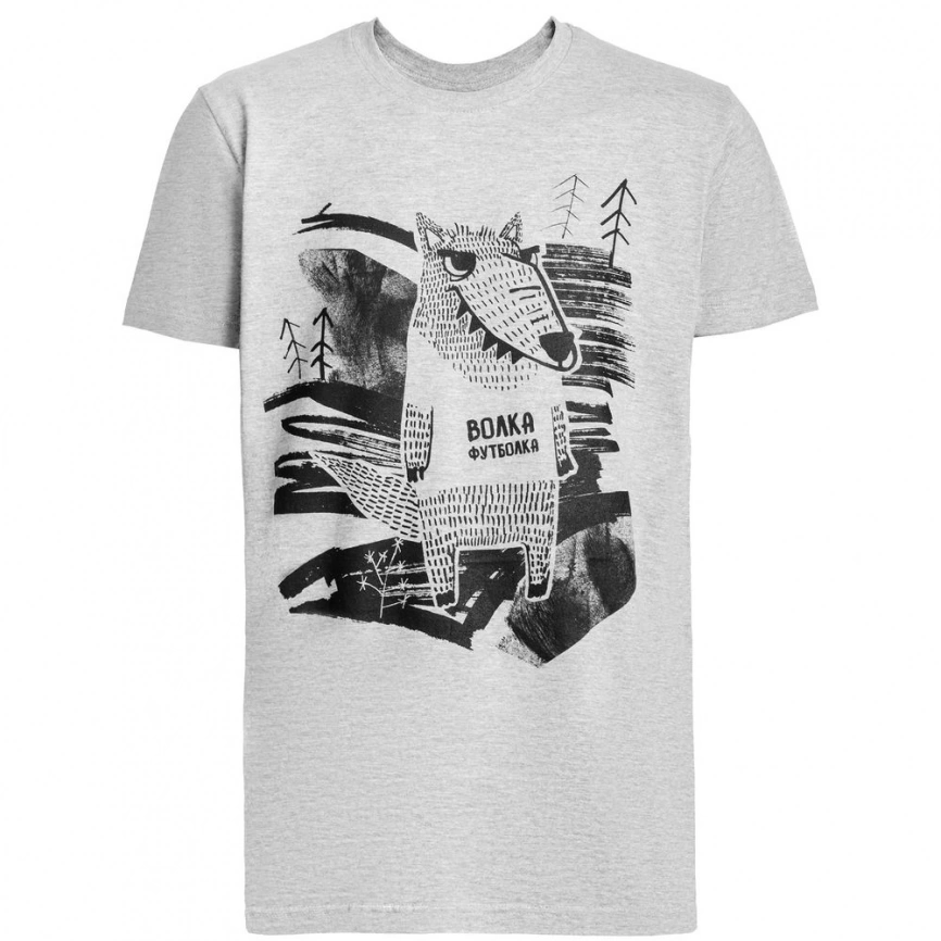 Футболка «Волка футболка», серый меланж, размер S фото 1