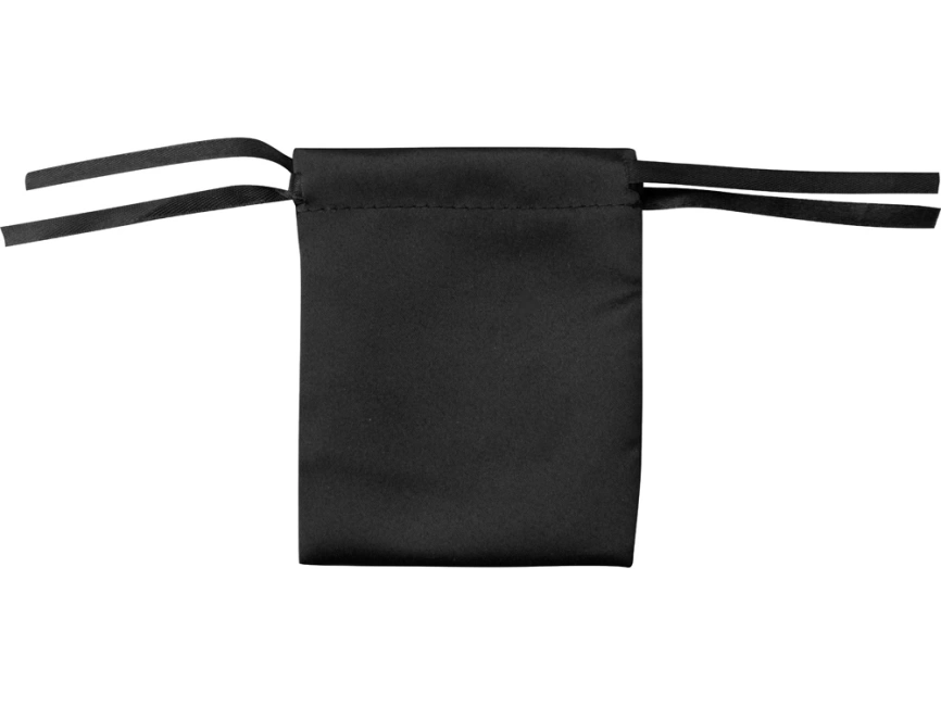 Мешочек подарочный сатиновый S, черный фото 2