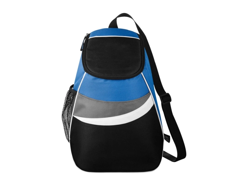 Сумка-холодильник через плечо на 12 банок, синий/черный фото 4