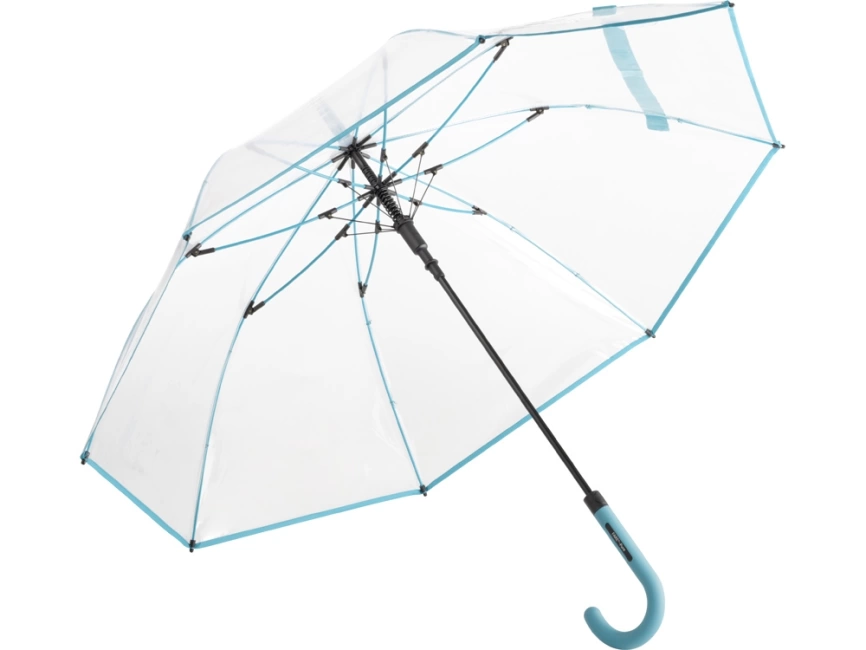 Зонт 7112 AC regular umbrella FARE® Pure  transparent-petrol фото 1