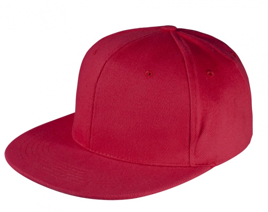 Бейсболка Unit Snapback с прямым козырьком, красная фото 1