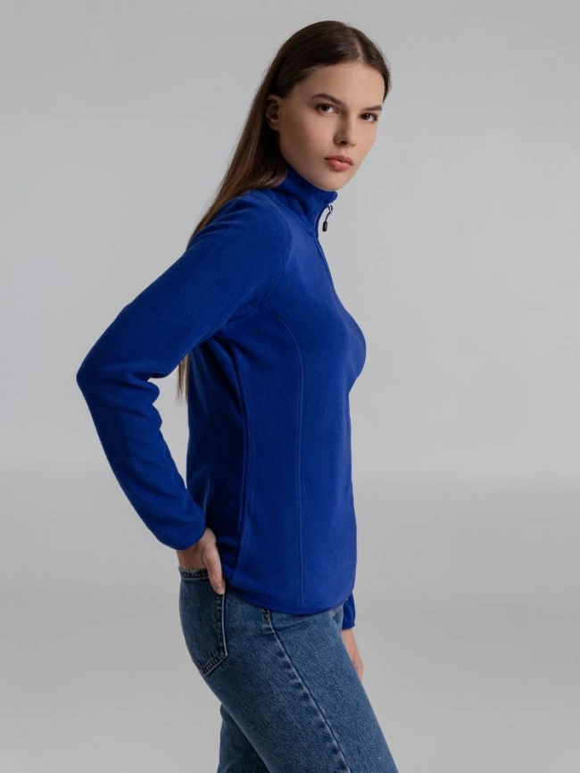 Толстовка флисовая женская Frontflip синяя, размер 3XL фото 7