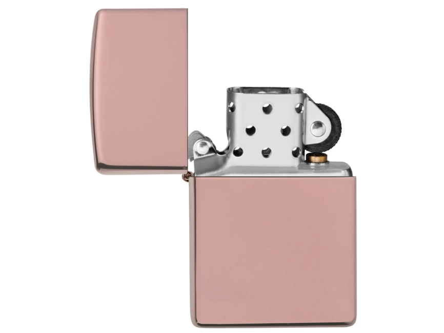 Зажигалка ZIPPO Classic с покрытием High Polish Rose Gold, латунь/сталь, розовое золото, 38x13x57 мм фото 3