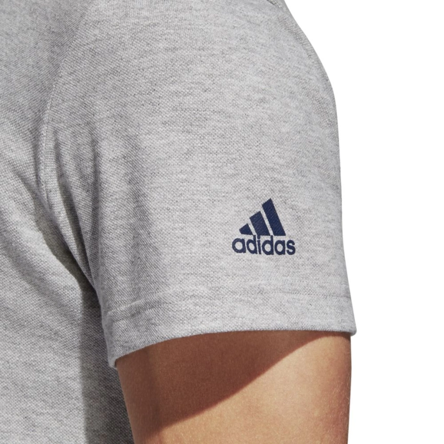 Рубашка поло Essentials Base, серый меланж, размер XXL фото 4