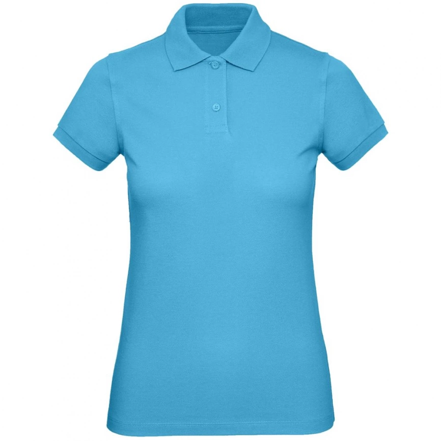 Рубашка поло женская Inspire бирюзовая, размер XL фото 1