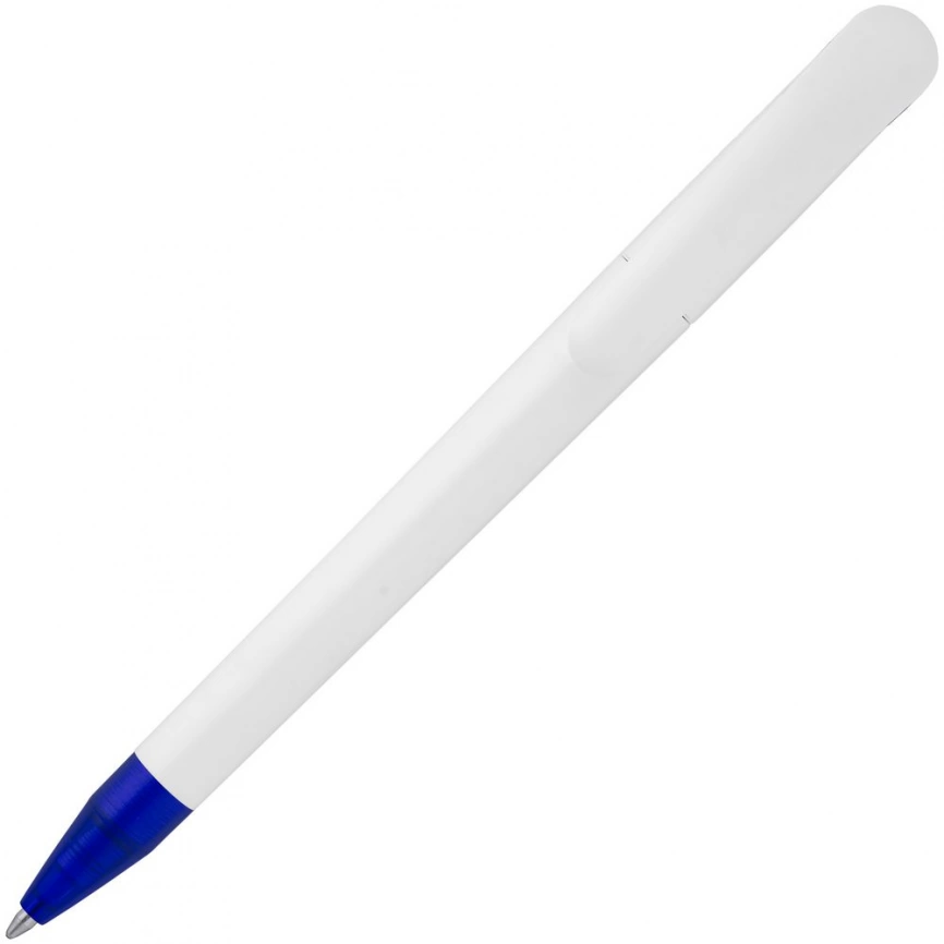 Ручка шариковая Beo Sport, белая с синим фото 6
