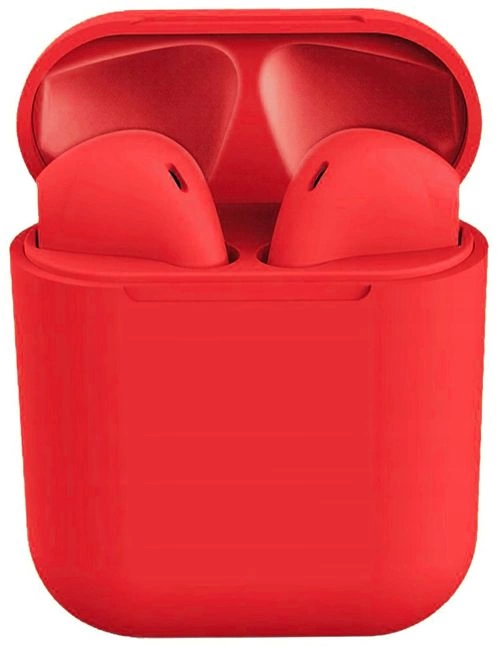 Наушники беспроводные  Bluetooth littlePods, красные фото 1