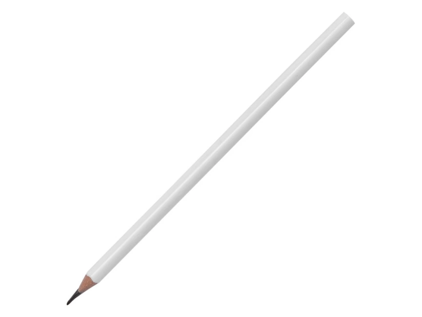 Трехгранный карандаш Conti из переработанных контейнеров, белый фото 1