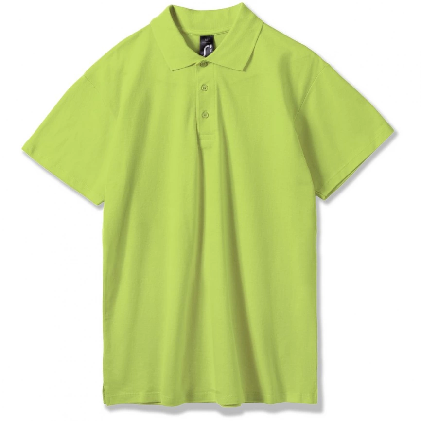 Рубашка поло мужская Summer 170 зеленое яблоко, размер XS фото 9