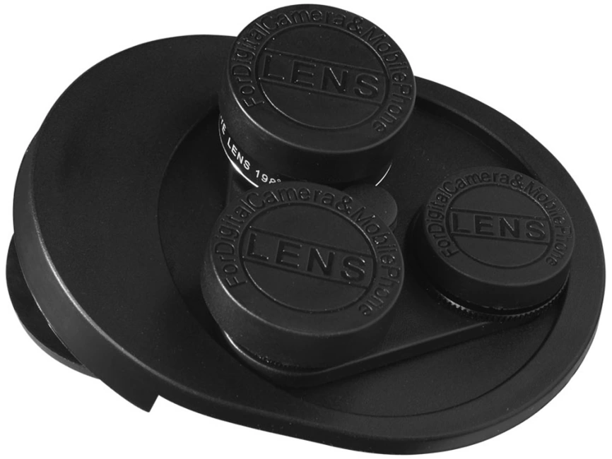 Набор линз для камеры 4 в 1, черный фото 1
