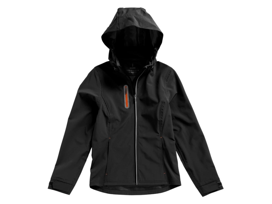 Куртка софтшел Howson женская, черный фото 15