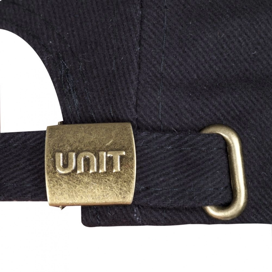 Бейсболка Unit Trendy, черная с белым фото 2