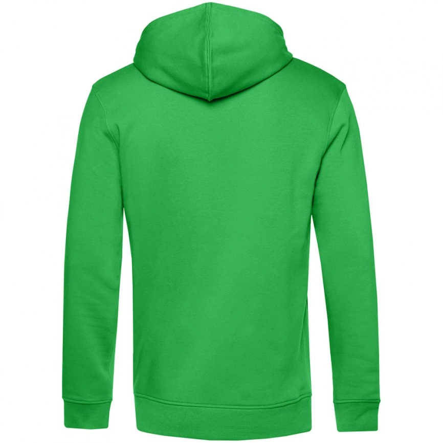 Толстовка с капюшоном унисекс BNC Organic, зеленая, размер XL фото 2