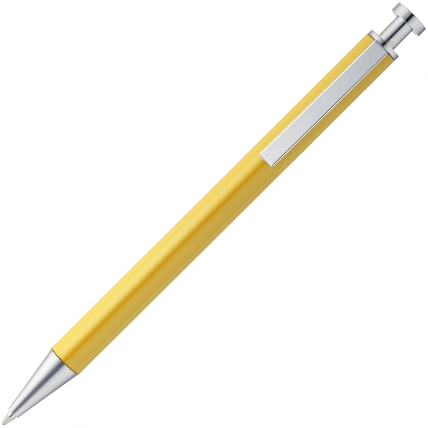 Ручка шариковая Attribute, желтая фото 2