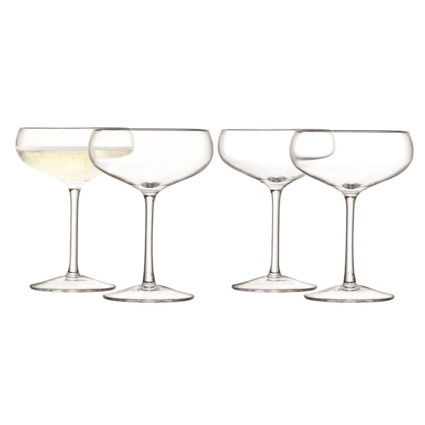 Набор из 4 малых бокалов для шампанского Wine Saucer фото 1