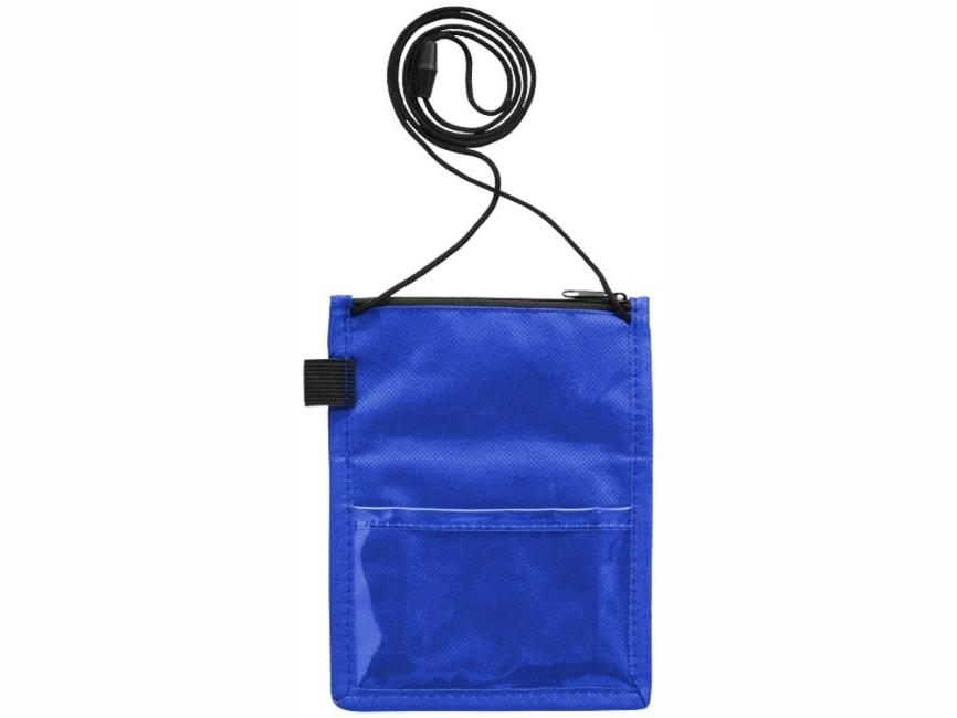 Держатель для бейджа, синий фото 2