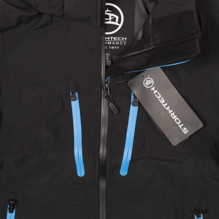 Куртка софтшелл женская Patrol черная с синим, размер XL фото 3