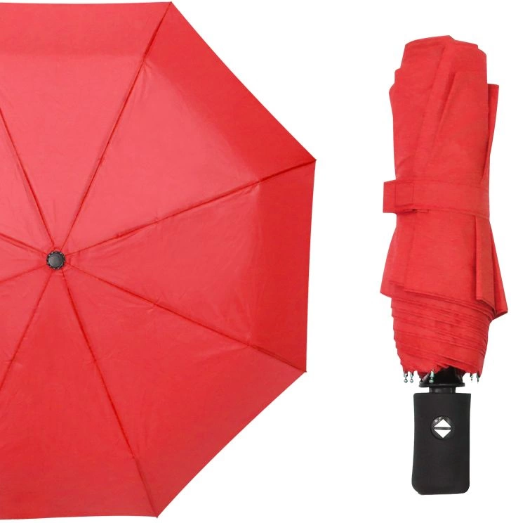 Автоматический противоштормовой зонт Vortex - Красный PP фото 3