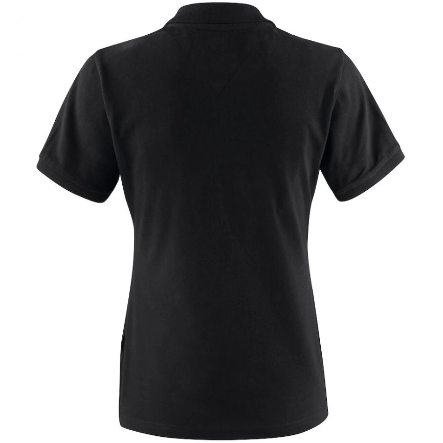 Рубашка поло женская Sunset черная, размер XL фото 2
