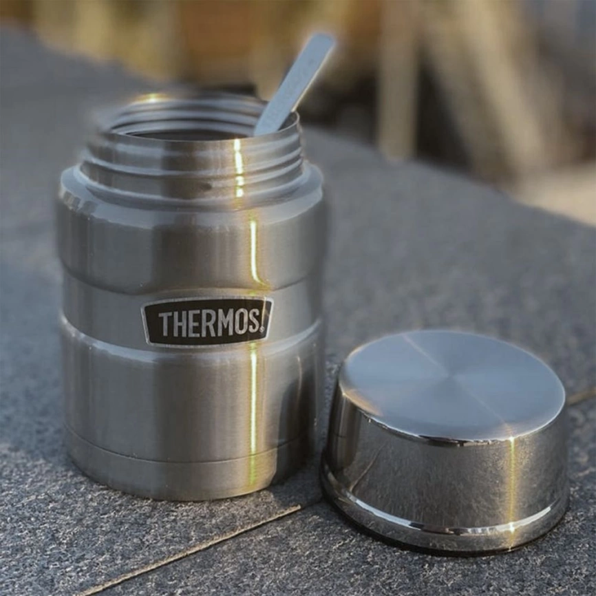 Термос для еды Thermos SK3000, серебристый фото 4