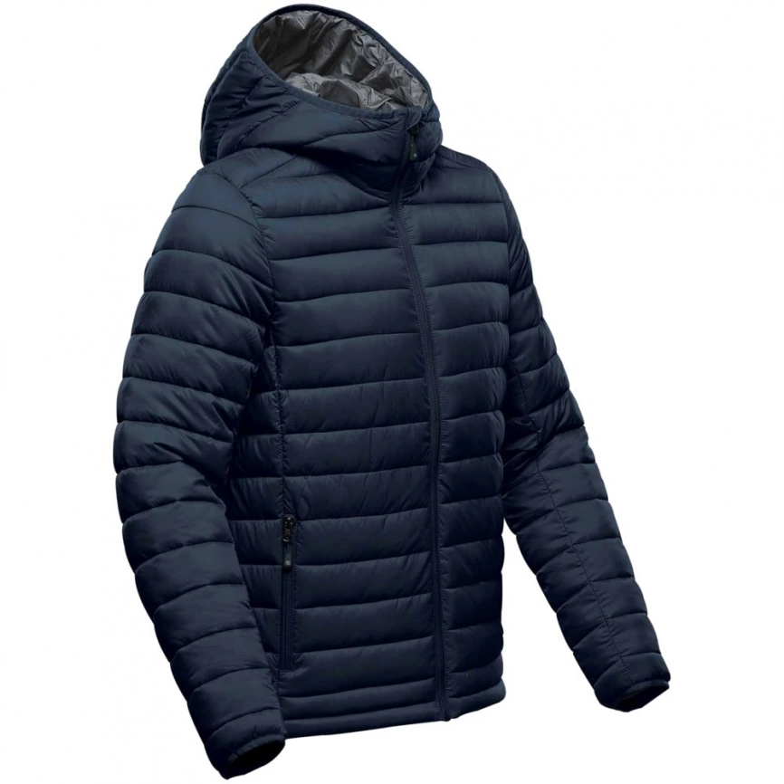 Куртка компактная мужская Stavanger темно-синяя с серым, размер M фото 4