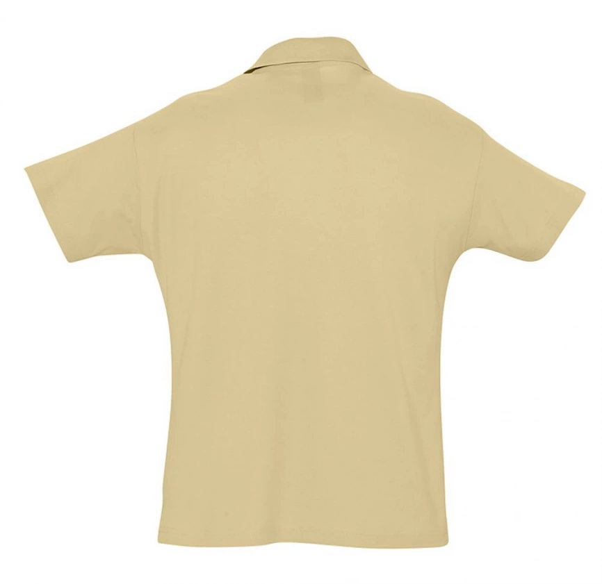 Рубашка поло мужская Summer 170 бежевая, размер S фото 2