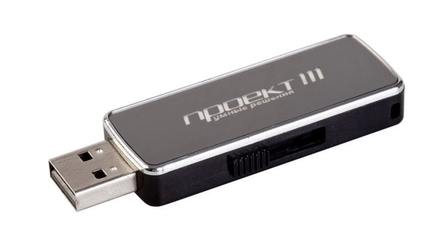 Флешка с подсветкой логотипа Highlight, 8 Гб, чёрная фото 1