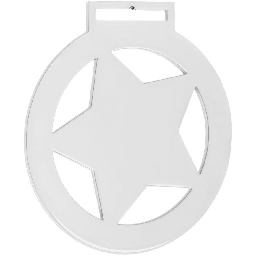 Медаль Steel Star, белая фото 1