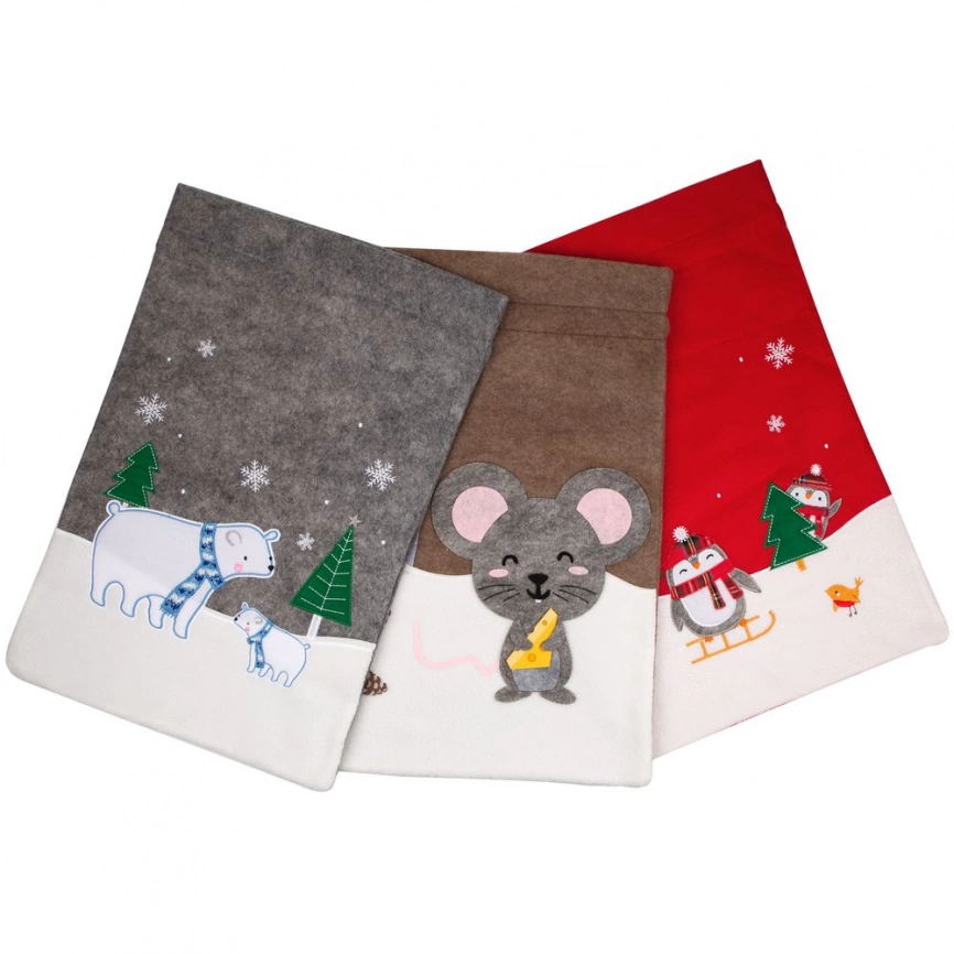 Мешок для подарков Noel, с медведями фото 5