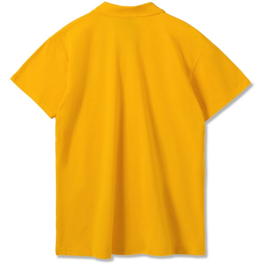 Рубашка поло мужская Summer 170 желтая, размер XXL фото 8