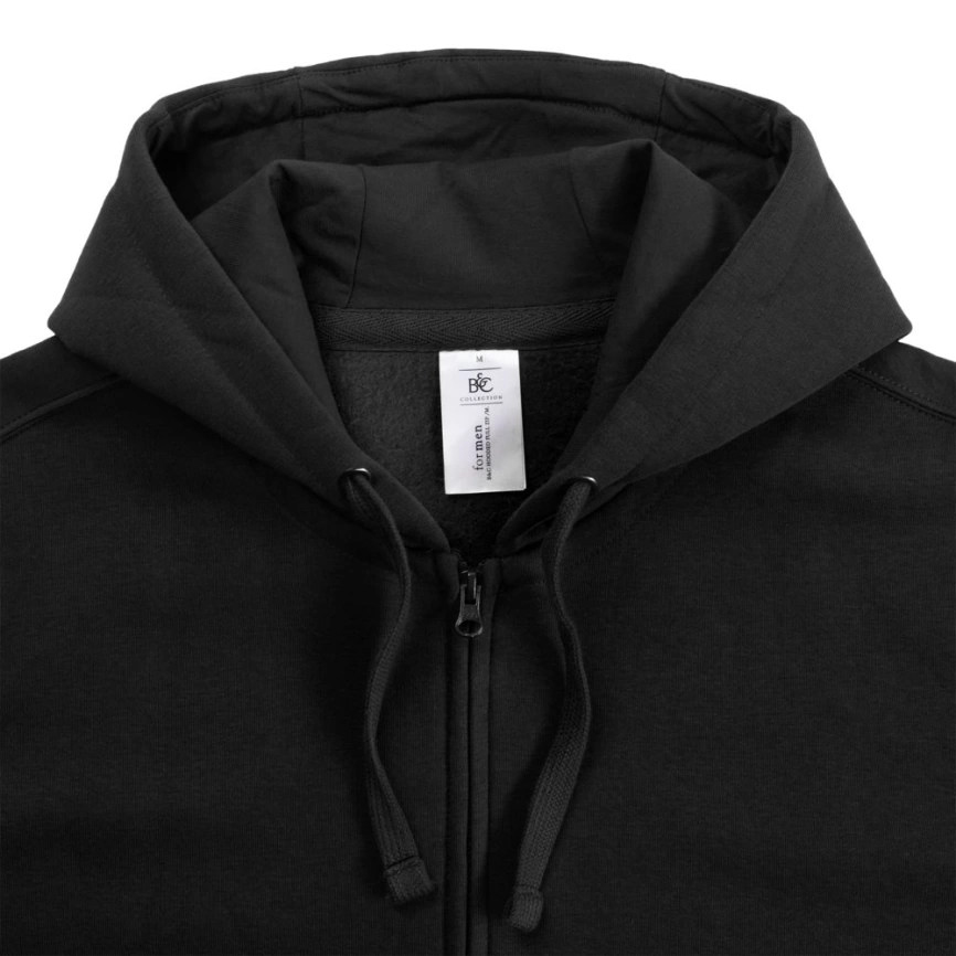 Толстовка мужская Hooded Full Zip черная, размер M фото 4