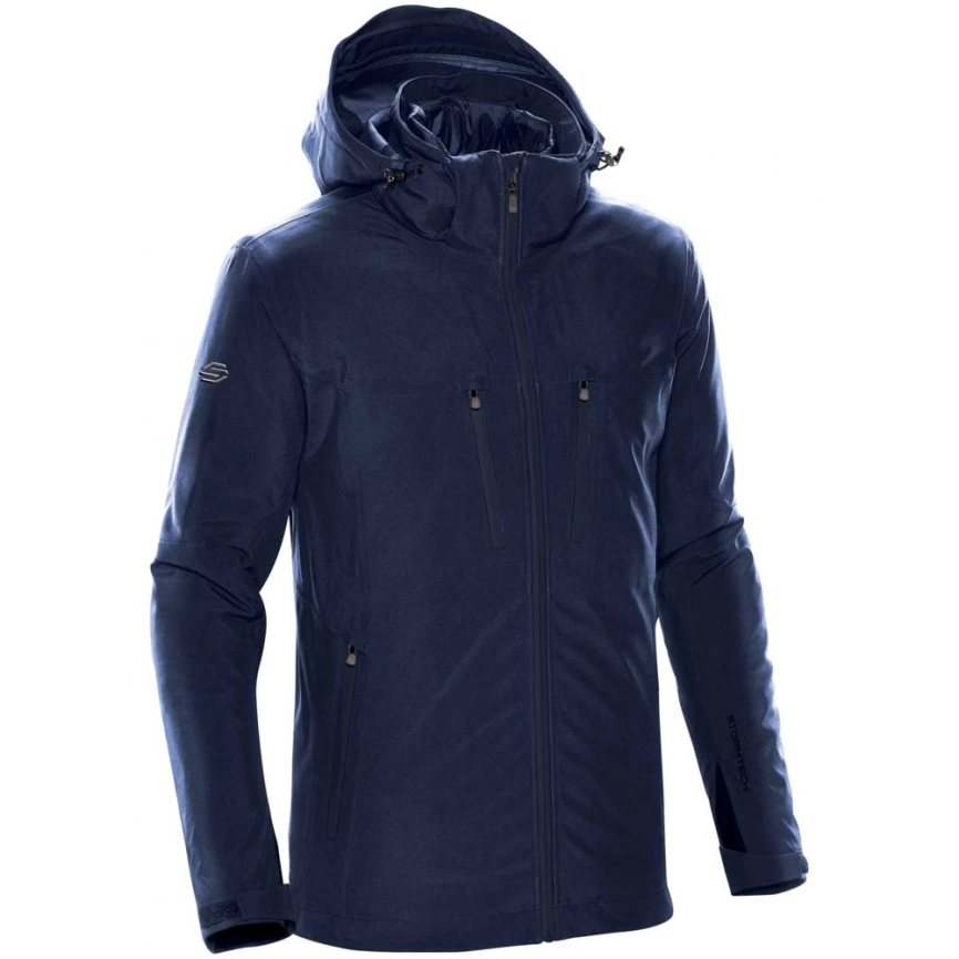 Куртка-трансформер мужская Matrix темно-синяя, размер L фото 2