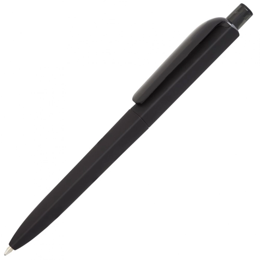 Ручка шариковая Prodir DS8 PRR-Т Soft Touch, черная фото 1