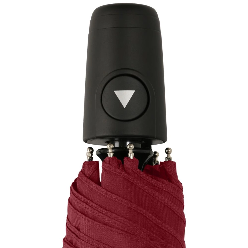 Зонт складной Hit Mini AC, бордовый фото 3