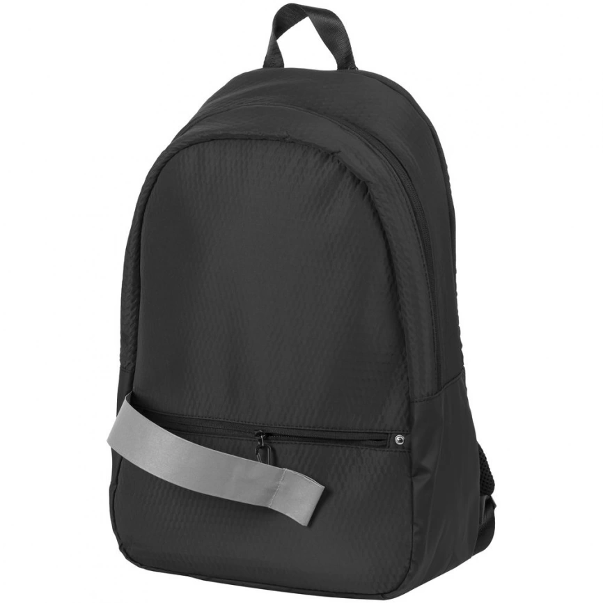 Рюкзак tagBag со светоотражающим элементом, черный фото 3