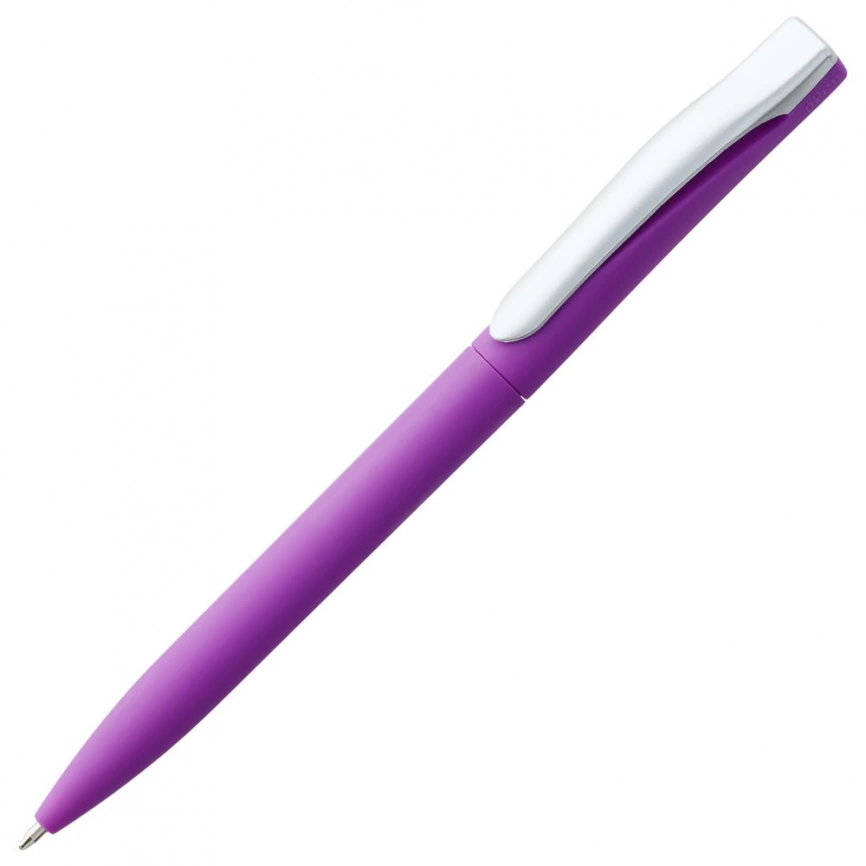 Ручка шариковая Pin Soft Touch, фиолетовая фото 1